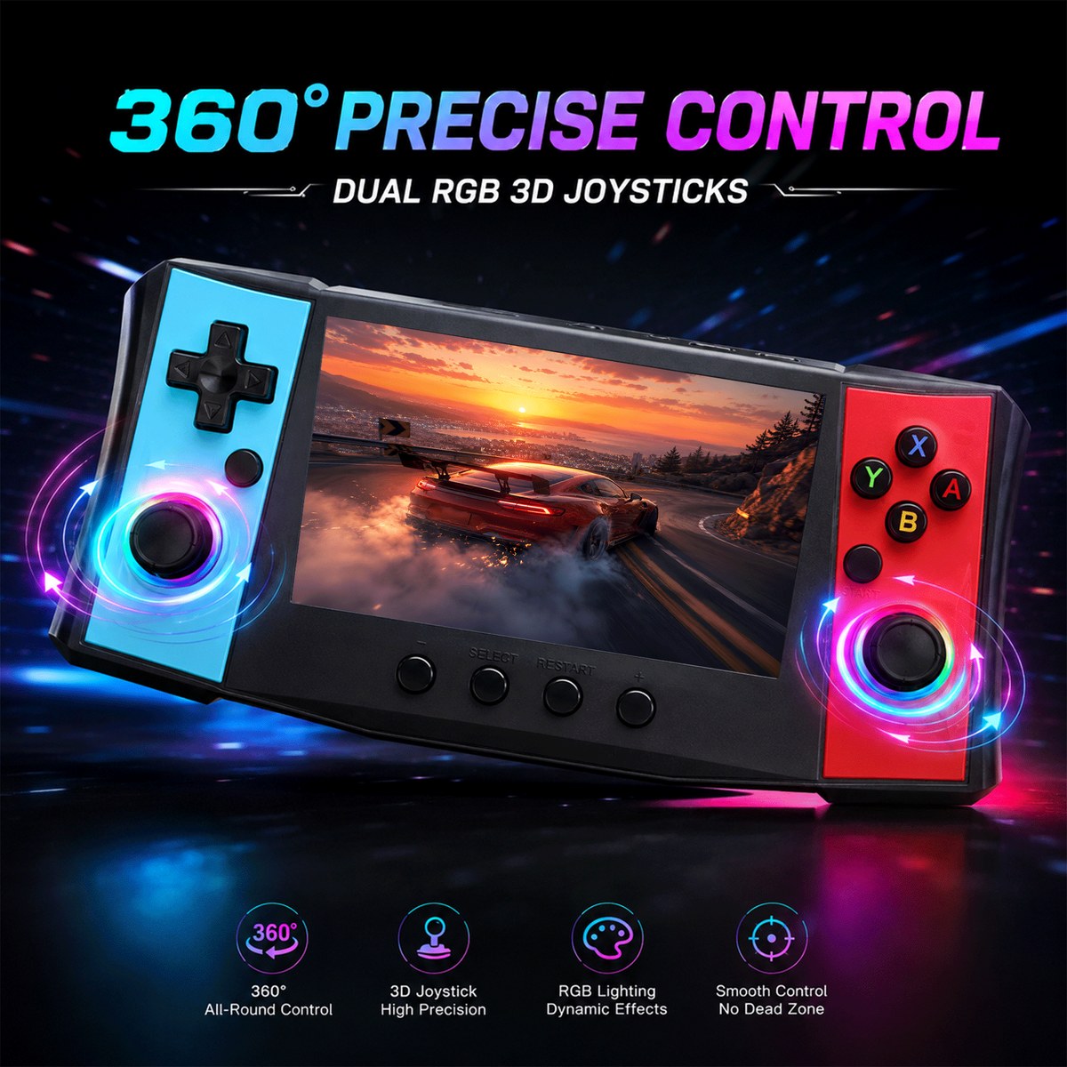 KNEELEVER handheld console